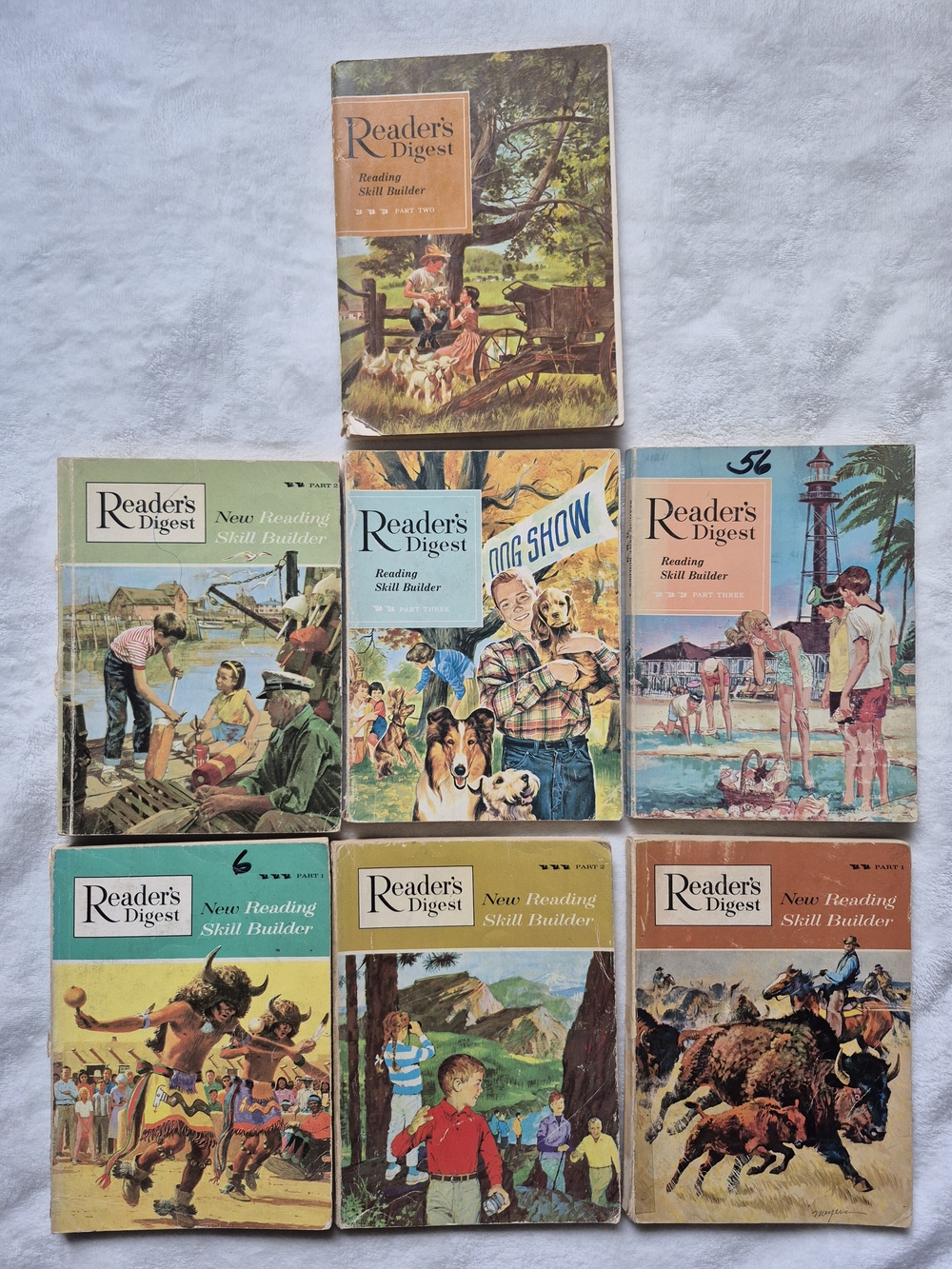 Reader's Digest New Reading Skill Builder Book Set - Colorful Illustrated Covers